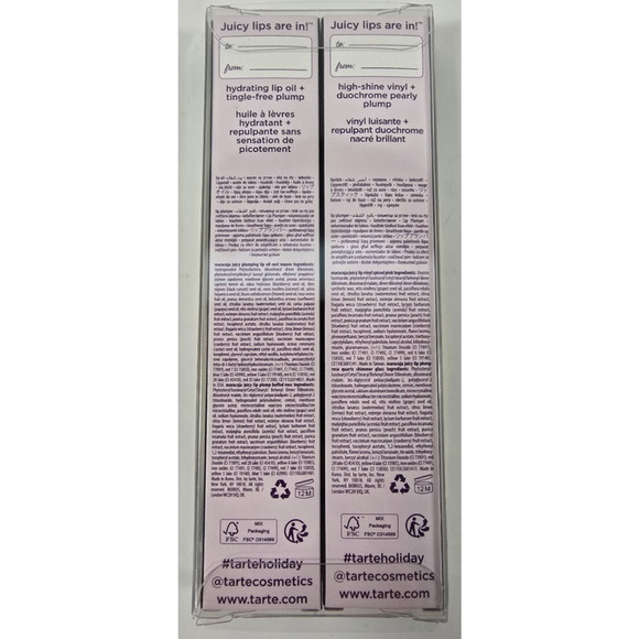 Tarte Limited Edition Best of Maracuja Juicy Lip 4 Piece Set. - Picture 2 of 3